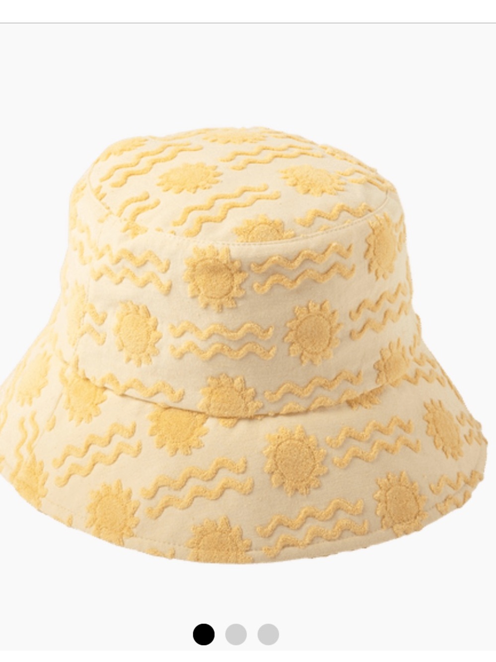 NWT - Lack Of Color Yellow Wave Bucket Hat (#3)